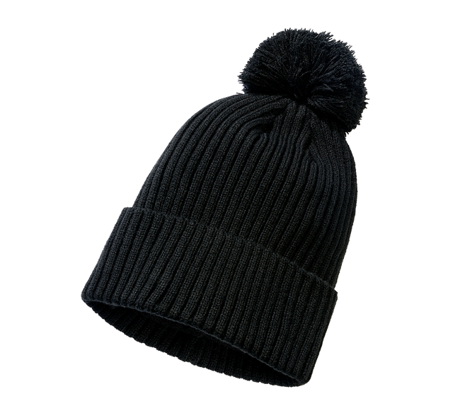 Bonnet à pompon Brandit Bobble Hat en maille polyacrylique avec doublure polaire
