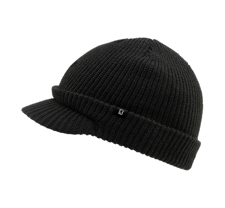 Bonnet à visière Brandit Shield en maille épaisse double épaisseur visière 5,5 cm