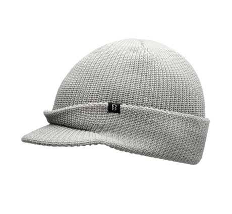 Bonnet à visière Brandit Shield en maille épaisse double épaisseur visière 5,5 cm