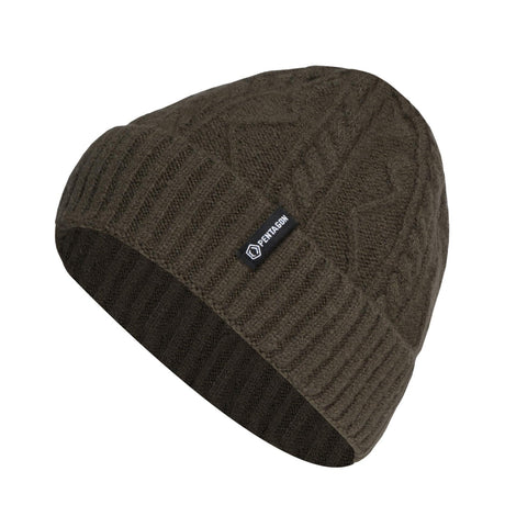 Bonnet tricoté Pentagon Yukon 100% acrylique à revers repliable taille unique