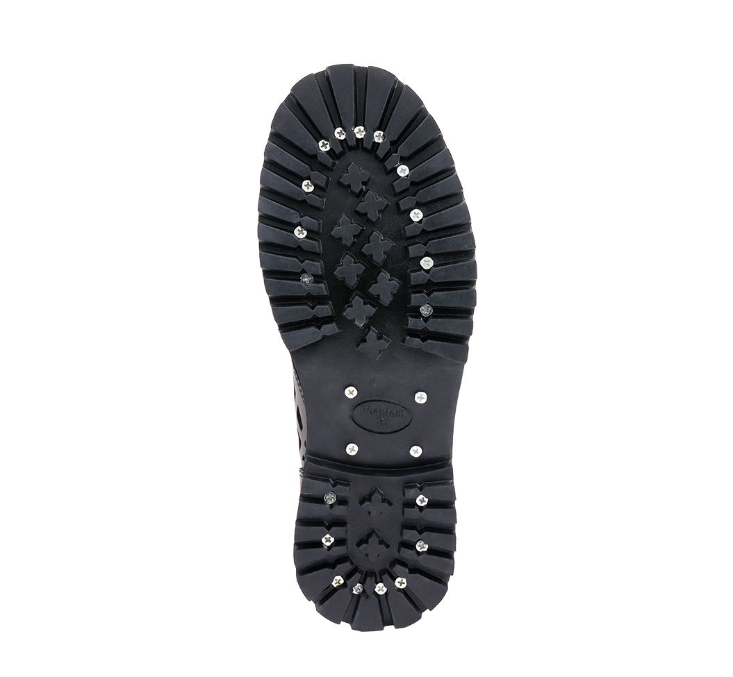 Bottes Brandit Grid Phantom cuir 14 œillets tige ajourée deux boucles coque d'acier