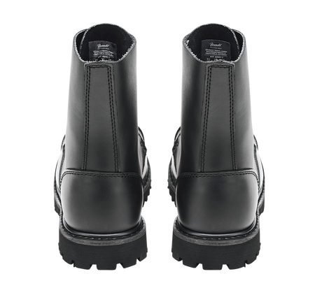 Bottes Brandit Phantom 10 œillets cuir tige mi-haute coque d'acier semelle vissée
