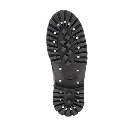 Bottes Brandit Phantom 20 œillets cuir tige très haute coque d'acier semelle vissée