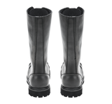 Bottes Brandit Phantom 20 œillets cuir tige très haute coque d'acier semelle vissée