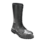 Bottes Brandit Phantom 20 œillets cuir tige très haute coque d'acier semelle vissée