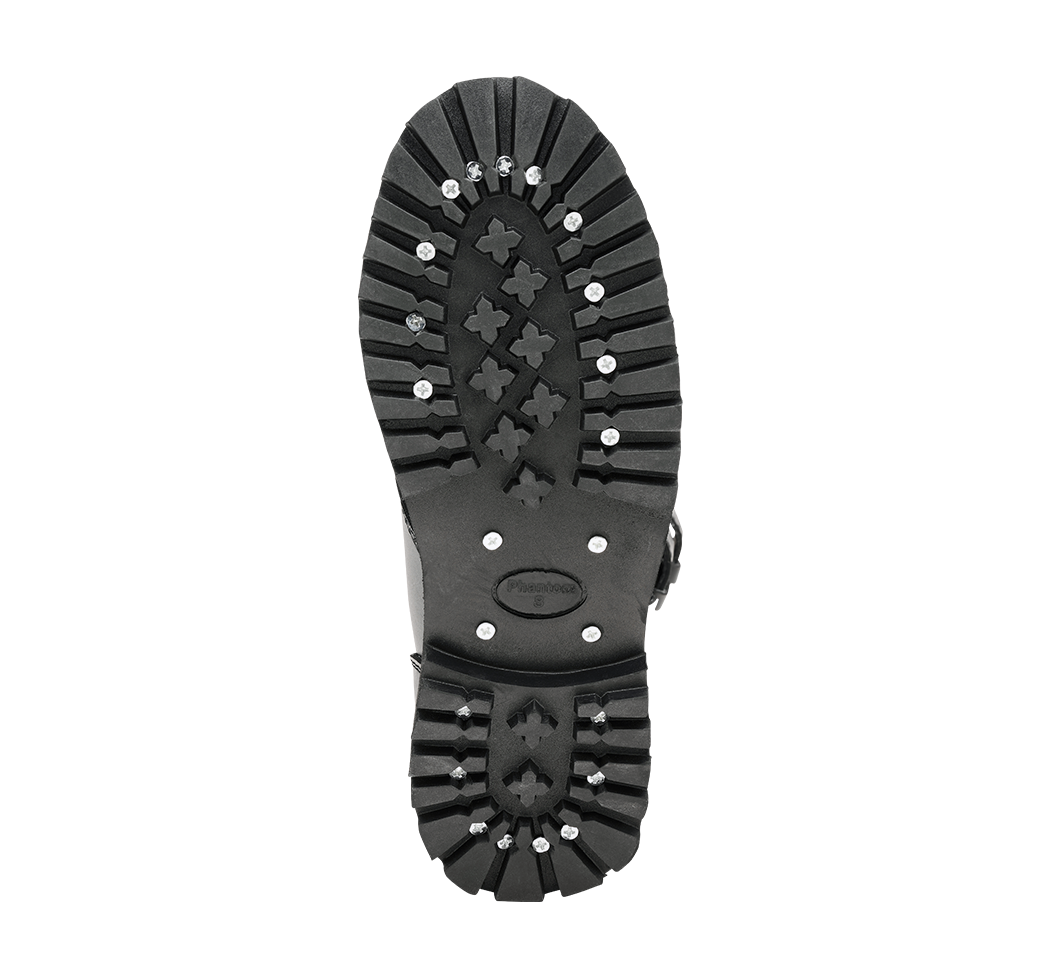 Bottes Brandit Phantom Buckle cuir trois boucles tige montante coque d'acier