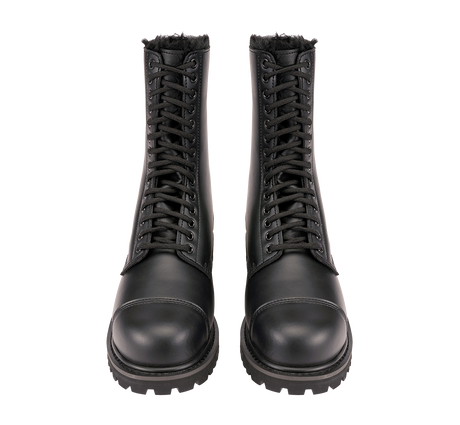Bottes Brandit Phantom Fur Liner 14 œillets cuir doublure polyester tige montante