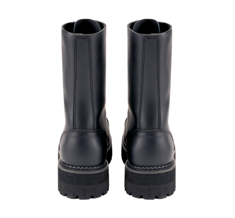 Bottes Brandit Plateau Phantom 14 œillets cuir semelle plateforme cousue coque d'acier