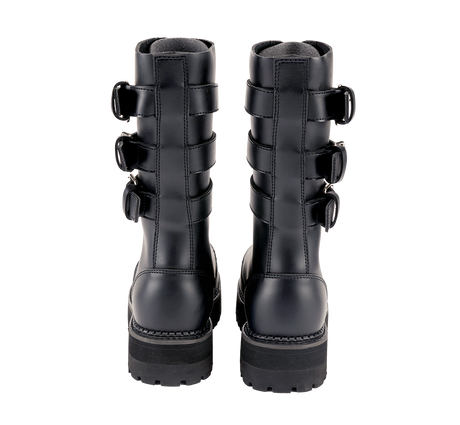 Bottes Brandit Plateau Phantom trois boucles cuir semelle plateforme cousue