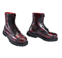 Bottes Brandit Rub Off Phantom 10 œillets cuir patiné coque d'acier pointures britanniques