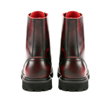 Bottes Brandit Rub Off Phantom 10 œillets cuir patiné coque d'acier pointures britanniques