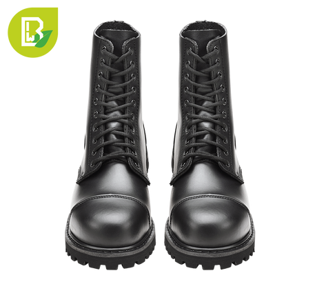 Bottes Brandit Vegantom 10 œillets tige polyuréthane doublure coton coque d'acier