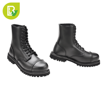 Bottes Brandit Vegantom 10 œillets tige polyuréthane doublure coton coque d'acier