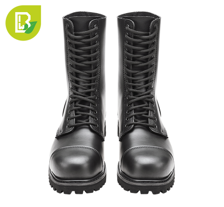 Bottes Brandit Vegantom 14 œillets tige polyuréthane doublure coton coque d'acier