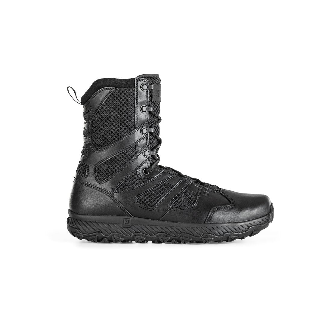 Bottes Taclite 2.0 8 pouces 5.11 Tactical cuir pleine fleur plaque ATLAS sans PFAS