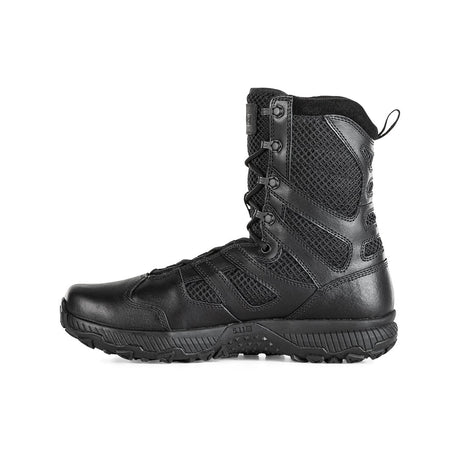 Bottes Taclite 2.0 8 pouces 5.11 Tactical cuir pleine fleur plaque ATLAS sans PFAS