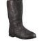 Bottes à tige haute de l'armée est-allemande en cuir, surplus militaire d'occasion