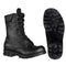 Bottes de combat Mil-Tec type néerlandais en cuir pleine fleur laçage huit œillets