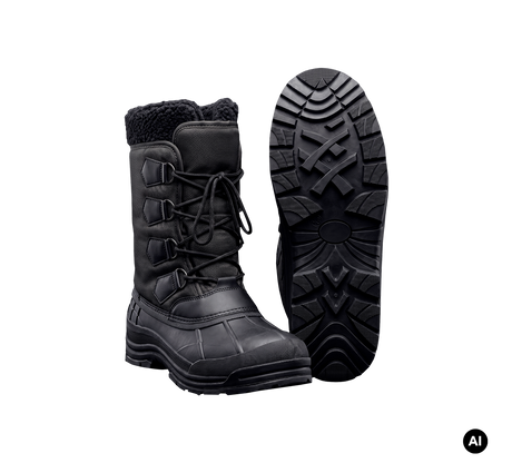 Bottes de froid Brandit Highland polyester doublure feutre amovible tige montante