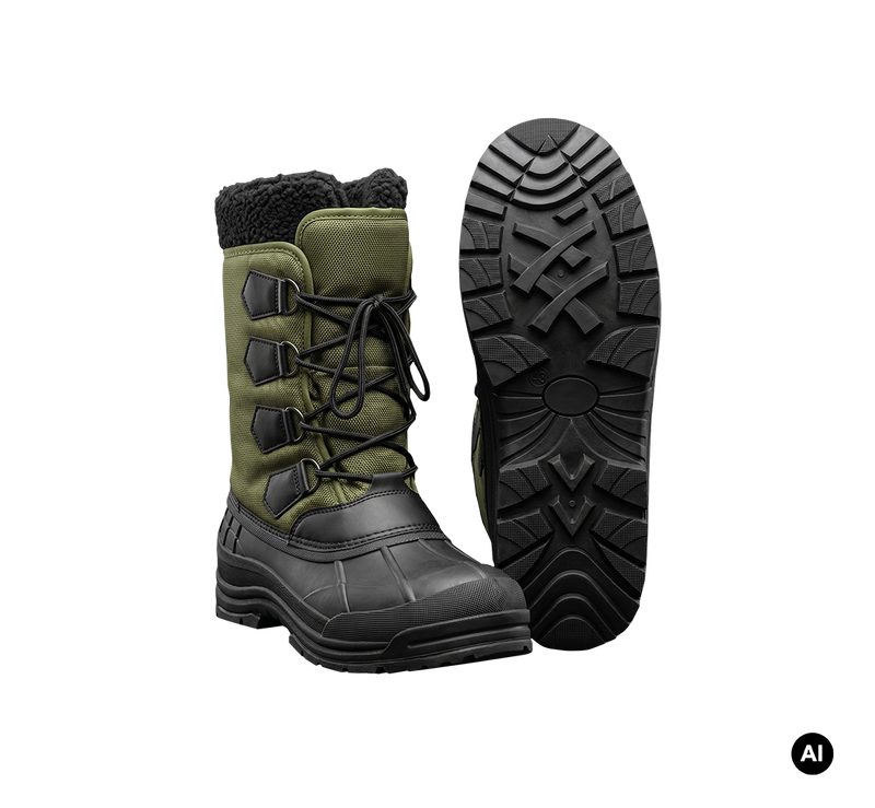 Bottes de froid Brandit Highland polyester doublure feutre amovible tige montante