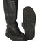 Bottes de sapeur-pompier Haix et Baltes de la Bundeswehr en cuir, surplus d'occasion