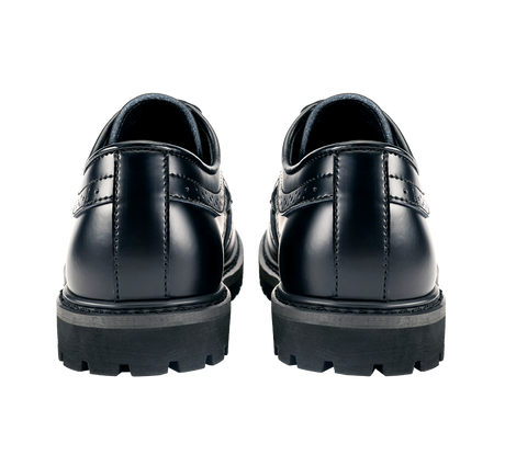 Bottines Brandit Budapester Phantom 4 œillets cuir perforé coque d'acier semelle cousue