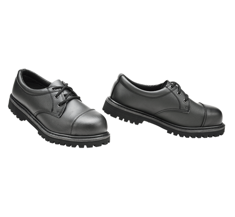 Bottines Brandit Phantom 3 œillets cuir tige basse coque d'acier semelle vissée