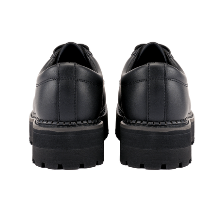 Bottines Brandit Plateau Phantom 3 œillets cuir semelle plateforme coque d'acier
