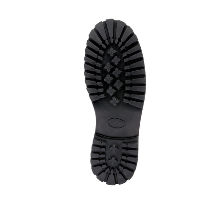 Bottines Brandit Plateau Phantom 3 œillets cuir semelle plateforme coque d'acier