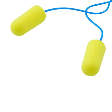 Bouchons anti-bruit 3M™ E-A-Rsoft™ Yellow Neons™ avec cordon [SNR : 34 dB / H=33 M=33 L=30]