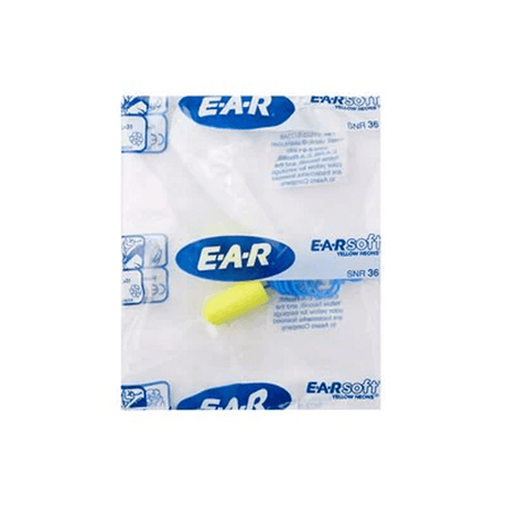 Bouchons anti-bruit 3M EARSOFT YELLOW NEON CORD 36 dB