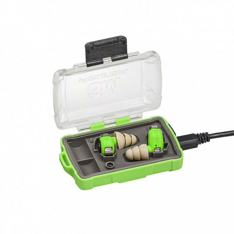 Bouchons d'oreille électroniques rechargeables 3M™ PELTOR™ EEP-100 EU [SNR : 32 dB]