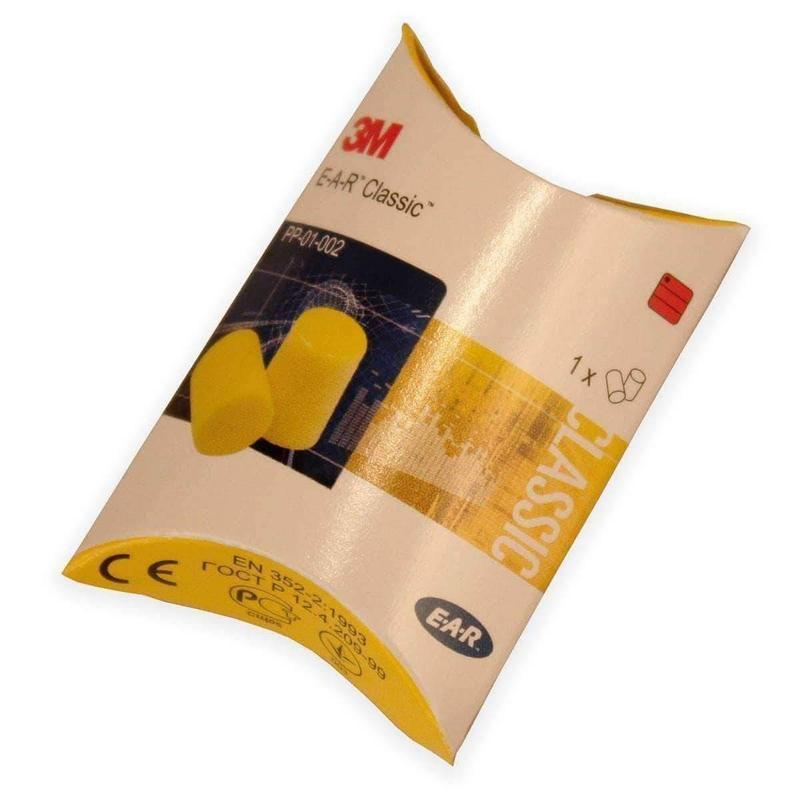 Bouchons d'oreille mousse 3M™ E-A-R™ Classic™ [SNR : 31 dB / HML : H=31 M=27 L=26]
