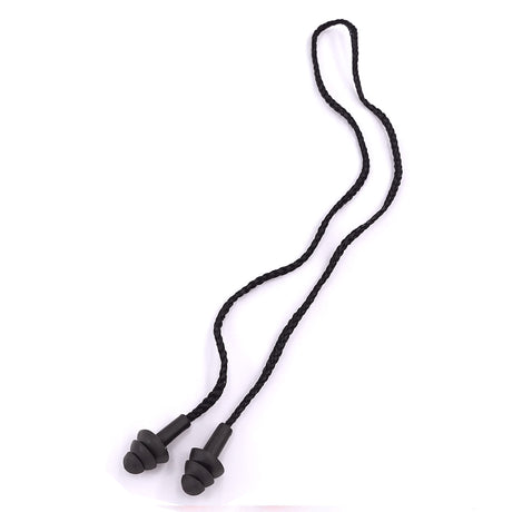 Bouchons d'oreilles réutilisables OPEX avec cordon de 60 cm pour tir et bivouac