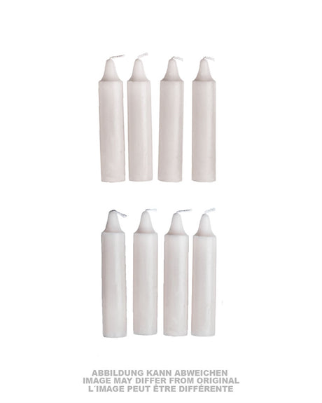 Bougies de veille de l'armée suisse en paraffine, lot de huit, occasion, lot de 5