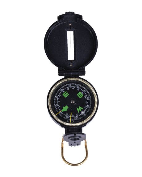 Boussole de visée type US Mil-Tec Engineer boîtier ABS 30 g avec loupe grossissante