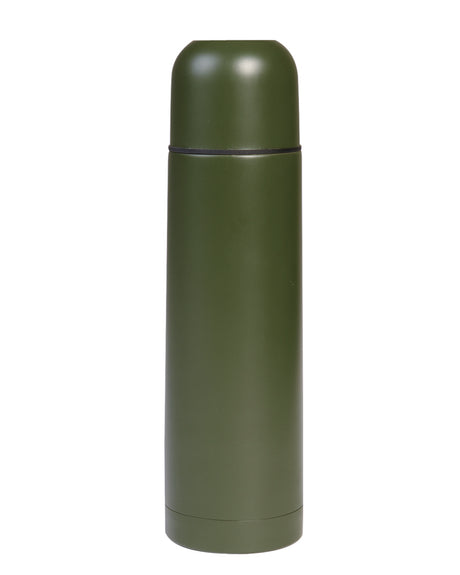 Bouteille thermos Mil-Tec en acier inoxydable 1 litre à isolation sous vide avec gobelet