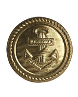 Bouton de patte d'épaule de la marine est-allemande en aluminium, 16 mm, lot de 50