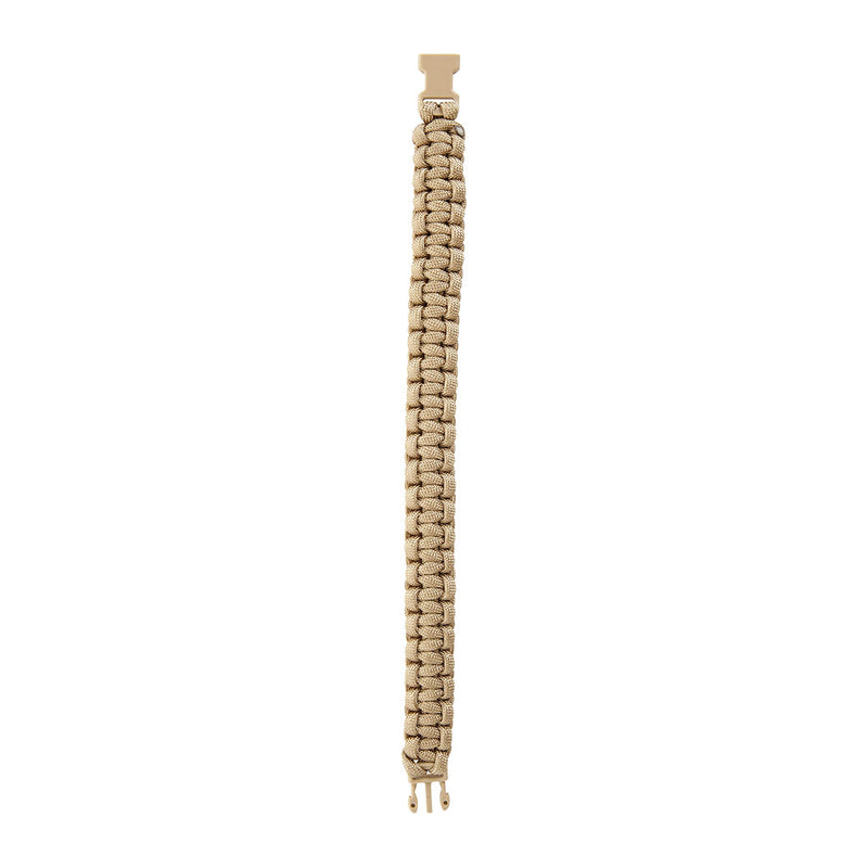 Bracelet en paracorde nylon tressée Ares 15 mm de large pour bivouac et arrimage