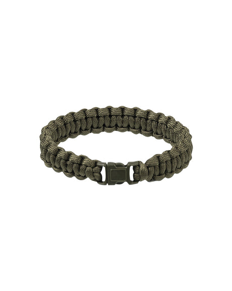 Bracelet paracorde Mil-Tec polyester tressé fermoir 15 mm corde 400 lb soit 181 kg