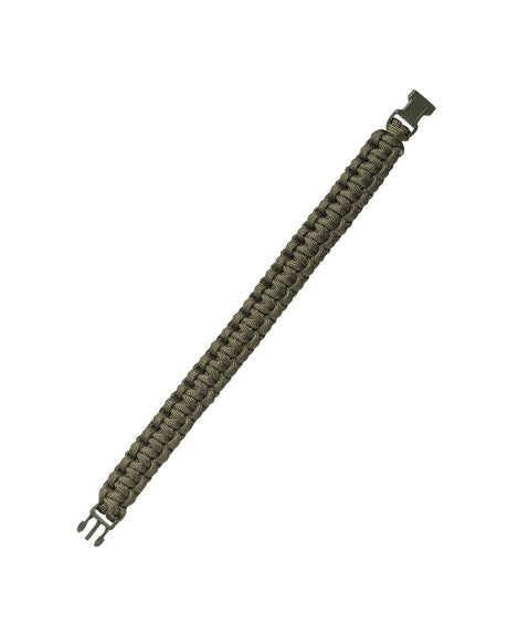 Bracelet paracorde Mil-Tec polyester tressé fermoir 15 mm corde 400 lb soit 181 kg