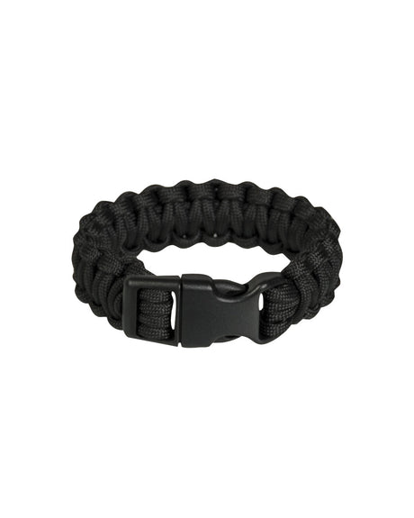 Bracelet paracorde Mil-Tec polyester tressé large fermoir 22 mm corde 400 lb 181 kg