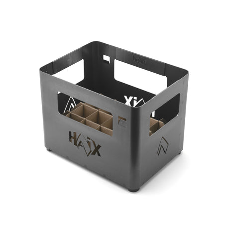 Brasero Haix Fire Box en acier Corten 9,8 kg empilable avec décapsuleur intégré