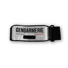 Brassard Gendarmerie GK Pro 160 x 65 mm rétroréfléchissant avec emplacement RIO