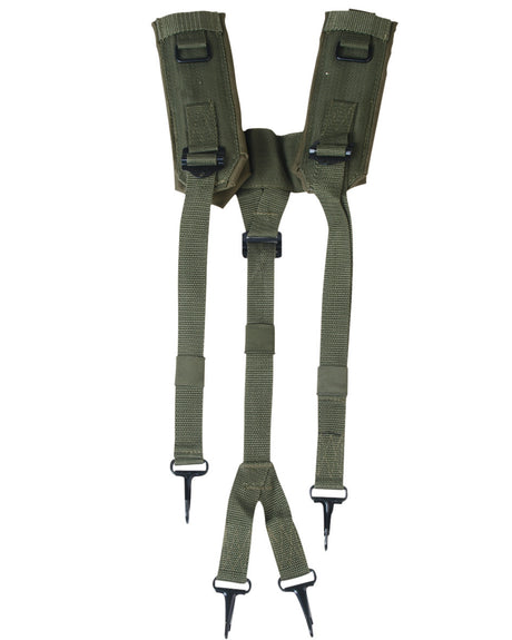 Brêlage militaire type US LC2 Mil-Tec en polyester à bretelles rembourrées