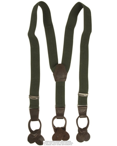 Bretelles de pantalon modèle M60 de l'armée tchécoslovaque, occasion, lot de 10