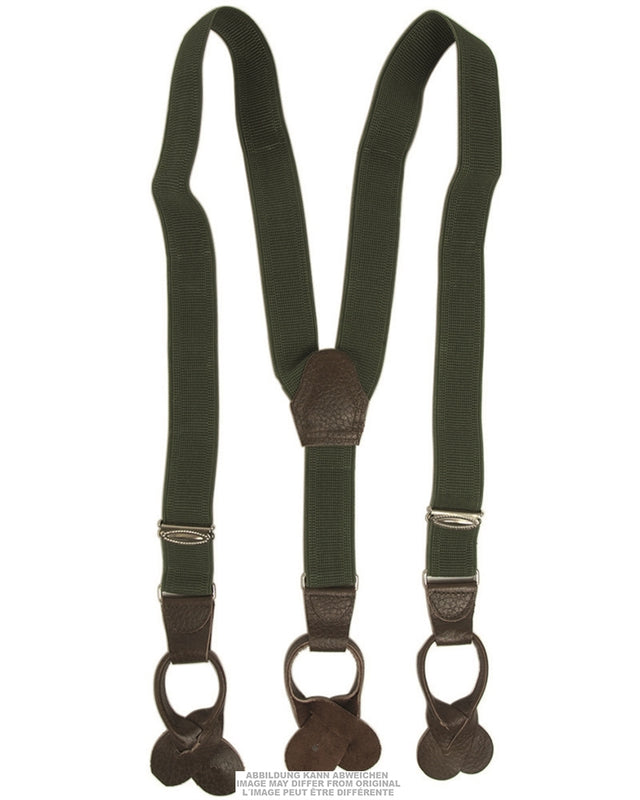 Bretelles de pantalon modèle M60 de l'armée tchécoslovaque, occasion