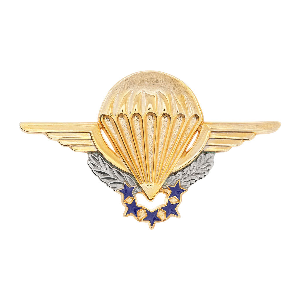 Brevet de chuteur Boussemart insigne en métal injecté à émail de synthèse poli