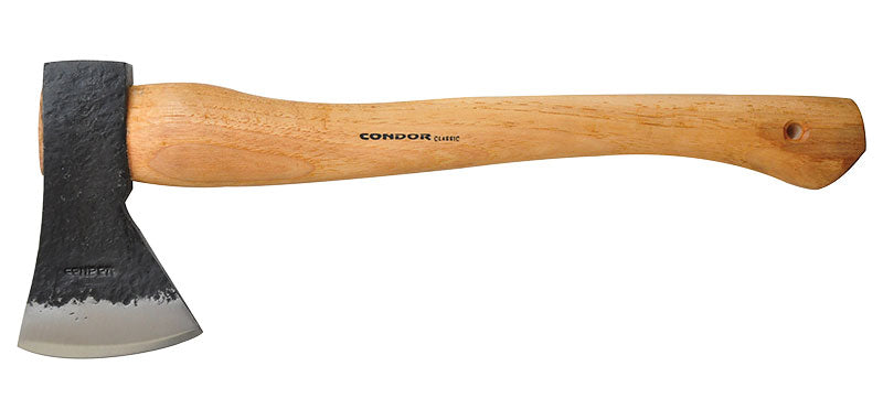 Hache Condor Greenland Hatchet acier 1060 High Carbon lame 89 mm fil lisse
