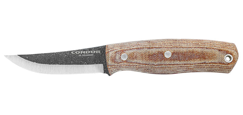 Couteau à lame fixe Condor Kambo Pukko acier 1075 High Carbon lame 74 mm